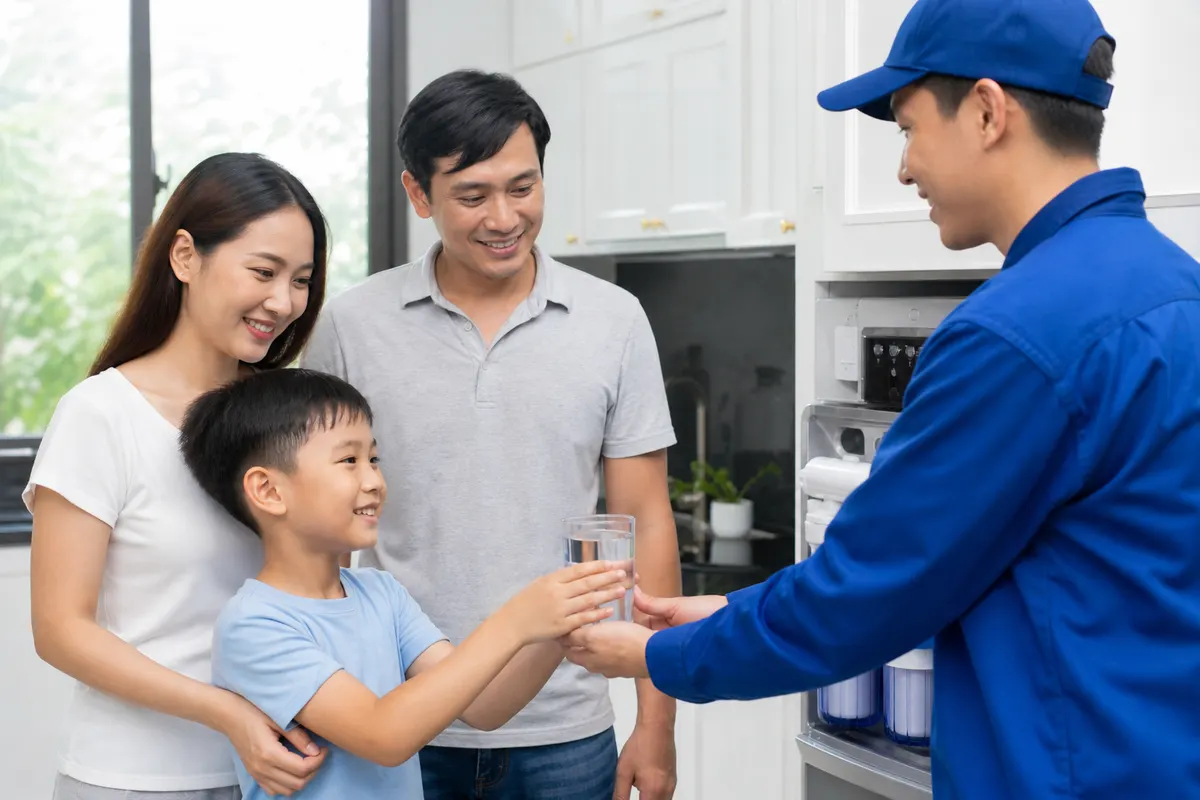 Cam kết 100% khách hàng hài lòng tại locnuocbinhtan.net